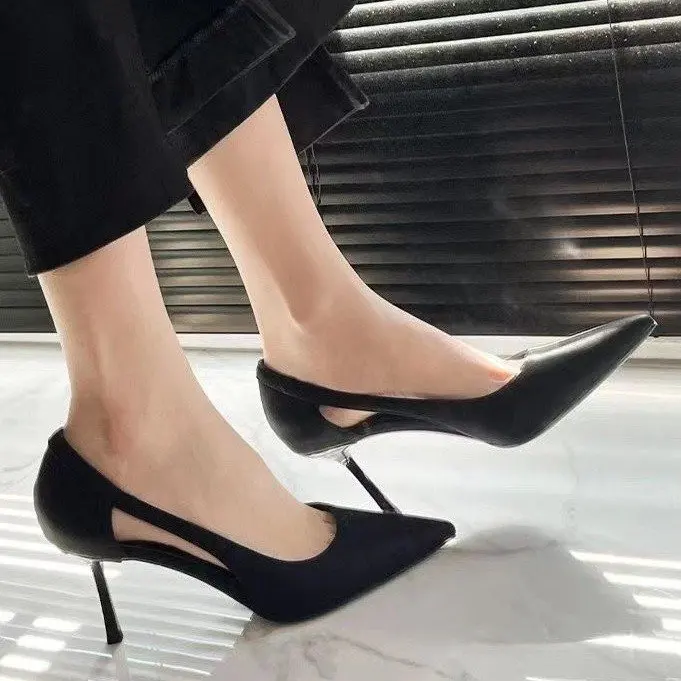 Fine Heeled Shoes Basketball Platform Sandals Ladies Navy Blue Pumps Slip On Sweet 2024 Lace-Up Pointed Wedge Stiletto African C