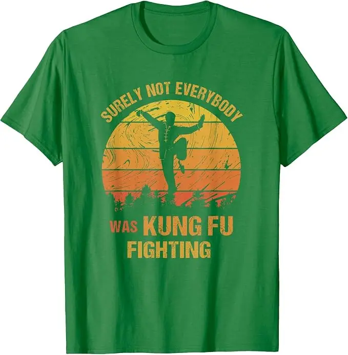 Vintage T-Shirt mit der Aufschrift „Sicherlich war nicht jeder Kung-Fu-Kämpfer“ – Y2k Kung-Fu-Liebhaber Kampfsport Grafik-Shirt aus weicher Baumwolle – Detail 12