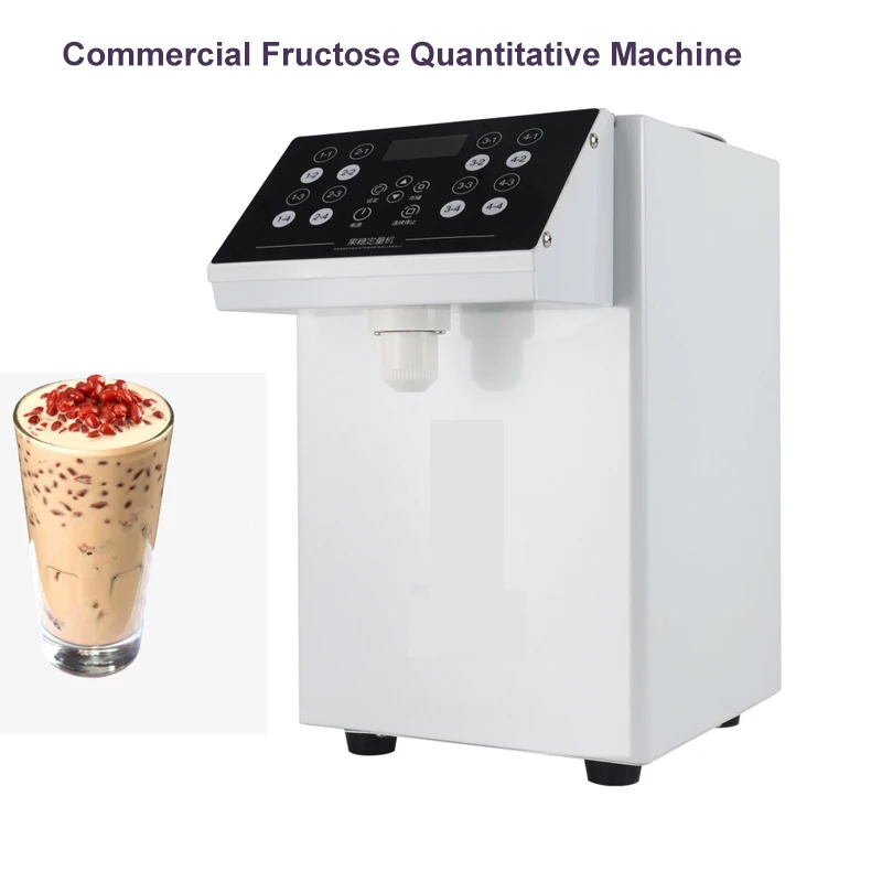 Siroopdispenser Fructose Kwantitatieve Machine Melkthee Winkel Volledig Commerciële Automatische Fructose Maker 16-raster
