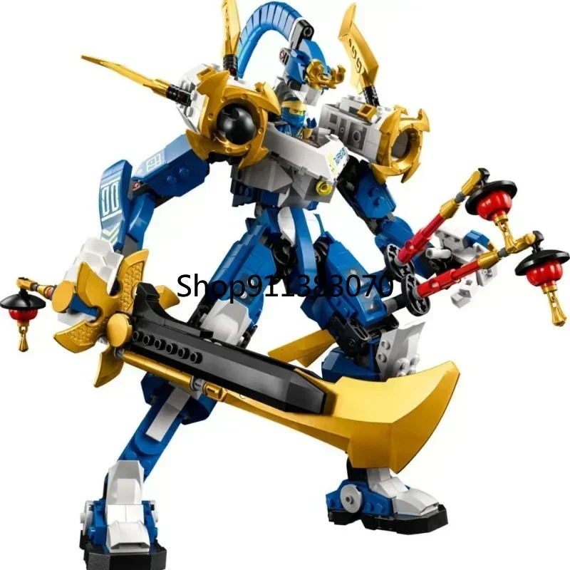 Classic Hot Sale Mech Model MOC Building Block Bricks Ninja Toys Compatitle 71785 Jay's Titan Mech 71775 71765