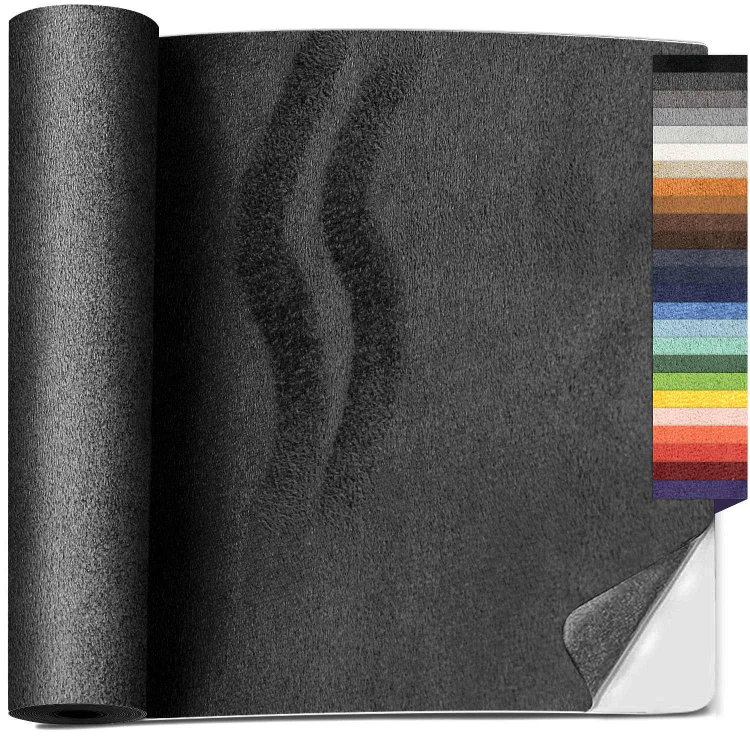 

Faux Suede Fabric Wrap Self Adhesive Sheepskin Velvet Sheet Film Sticker Car Interior Wrap for Handmade Furniture Renovation