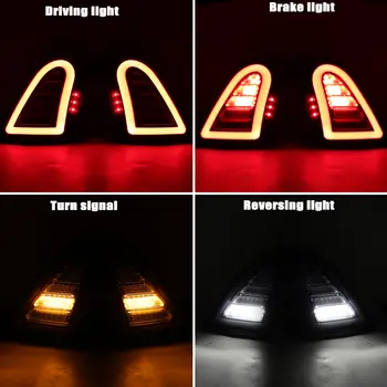 LED zadní světla pro Suzuki Swift 2006-2016 auto LED zadní brzdové brzdové mlhové světlo směrové světlo denní svícení 12 nejlepší prodej Zadní světlo Suzuki Swift - №8