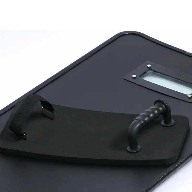 Lightweight Level NIJ IIIA High Density Polyethylene UHMWPE Handheld Tactical Riot Combat Ballistic Bulletproof Riot Shield