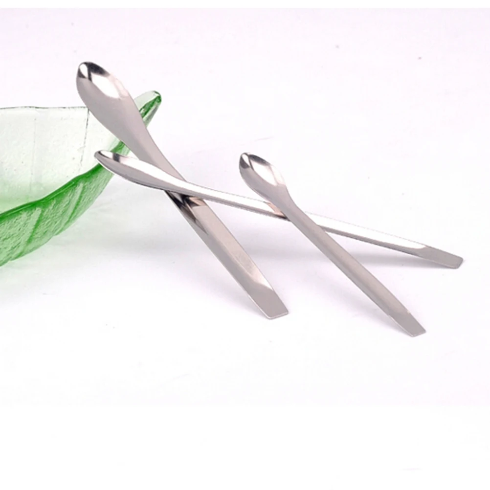 3Pcs/Set Stainless Steel Medicinal Ladle Spoon Chemistry Experiment Pharmacy【Homeclub】