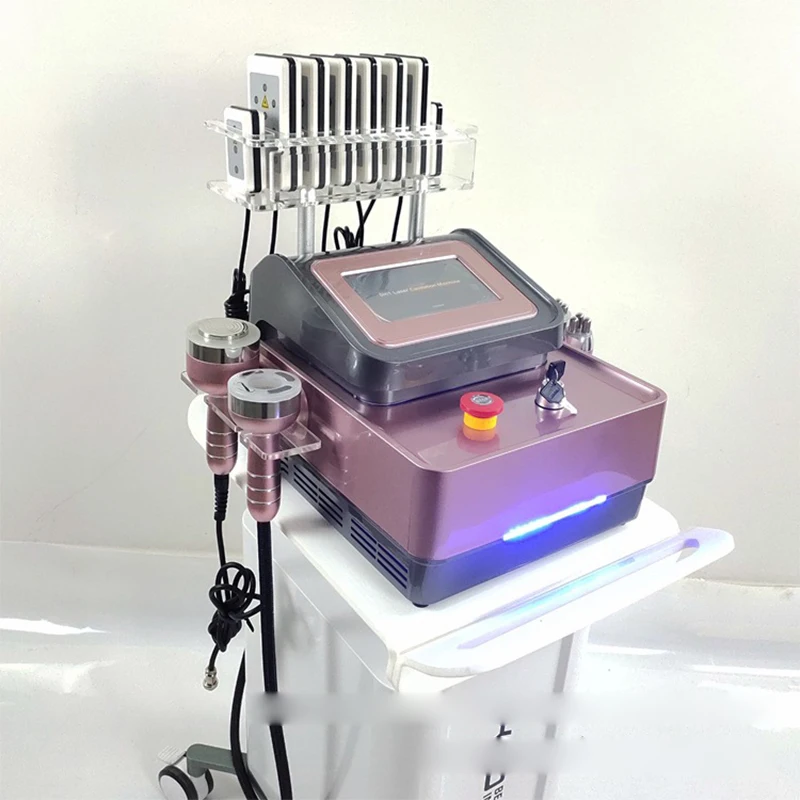 6 in 1 80 k/40 k Lipolaser อัลตราโซนิกสูญญากาศ Cavitation เครื่องลดน้ําหนัก Lipolaser Body Slimming สําหรับ Salon ลดไขมันสปา