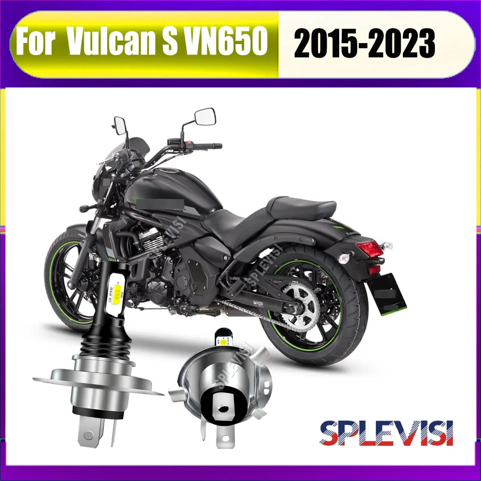 

9003 H4 LED Whtie Headlight -stable input current protects the circuit For Kawasaki Vulcan S VN650 2015 2016 2017 2018 2019-2023