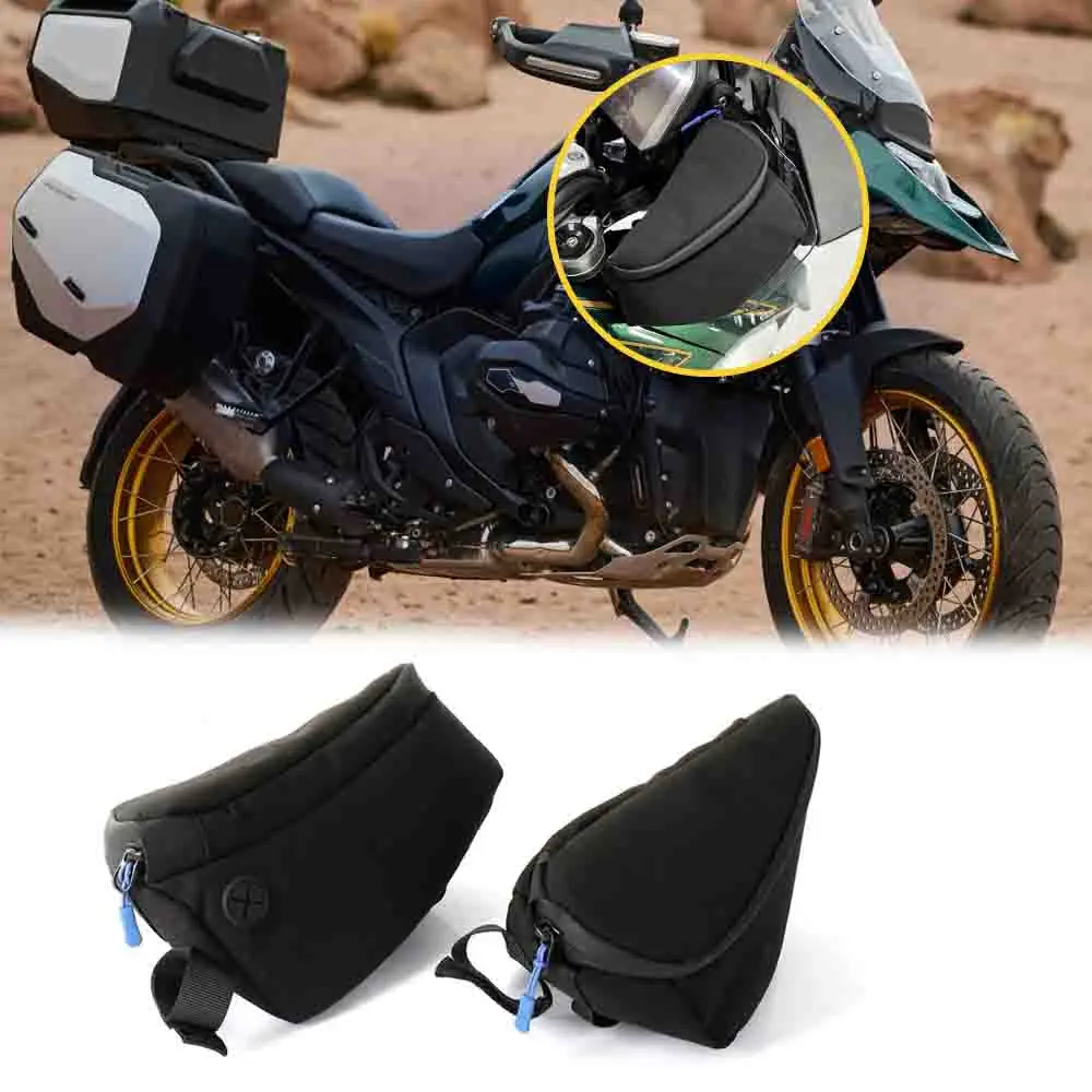 New Motorcycle Accessories Wind Deflector Bags Windscreen Black Waterproof Tool Bag Kit For BMW R1300GS R 1300 GS 2023 2024