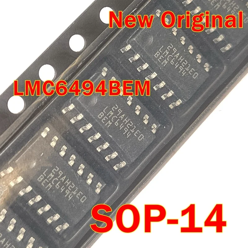 

LMC6494BEMX/NOPB LMC6494BEM/NOPB LMC6494BEMX LMC6494BEM SOP-14 New Original Op Amp