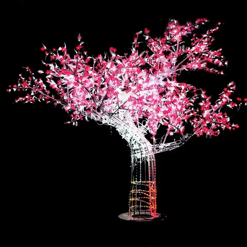 Garden IP65 Light Emitting Diode Tree Light PVC Material Outdoor Landscape Christmas New Year Ornament