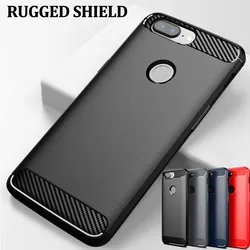 Silicone Case For Oneplus 5T 5 ShockProof Fitted Carbon Fiber Soft Silicone protector For Oneplus 5 Case shell plain 6.01 Cover