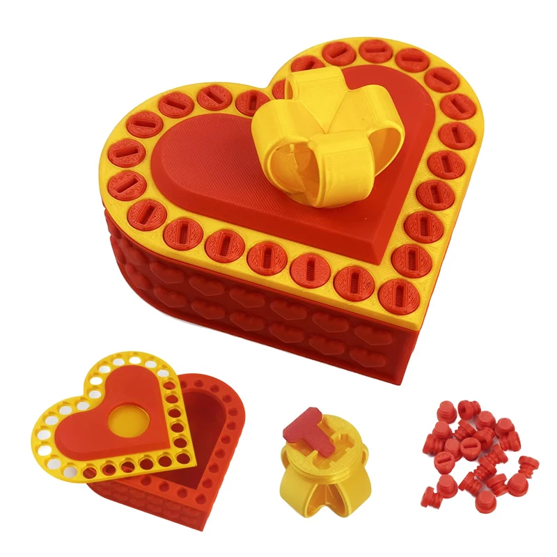 

3d Printed Gift Box Creative Annoying Gift Box With Screws Funny Prank Love Box Colorful Exquisite Sundries Storage Container
