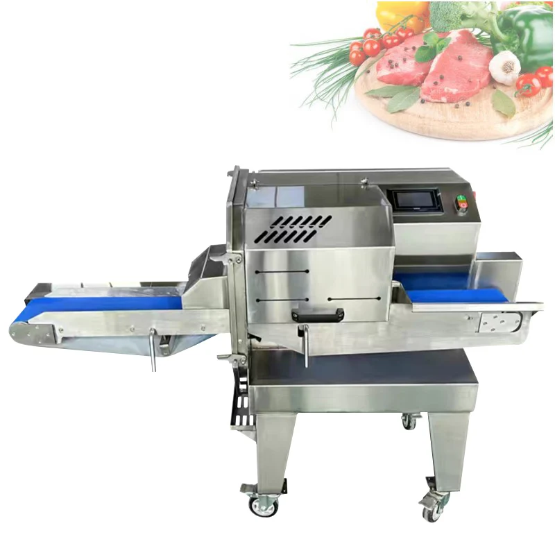 

Automatic Commercial Cooked Meat Slicer Cooked Beef Cured Meat Cooked Lamb Pickled Pork Cooked Meat Cutting Machine