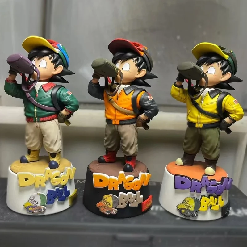 10cm Dragon Ball Anime Figures Sun Goku Drink Water Action Figure Statue Model Doll Collection Toys Gifts