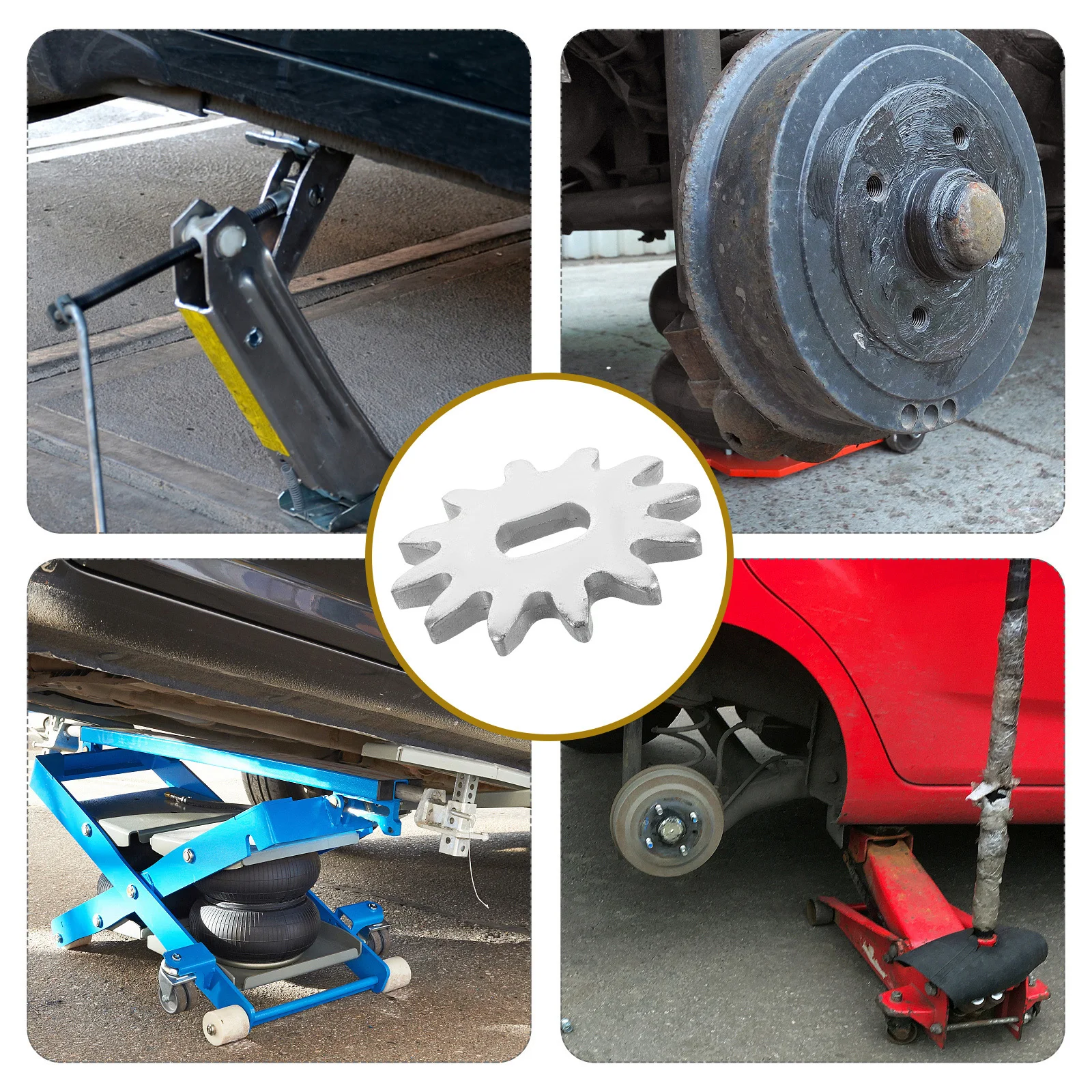 

Floor Jack Handle Replacement Gear Release Switch Metal Durable Replacement Parts for Horizontal Hydraulic Jack Gear System