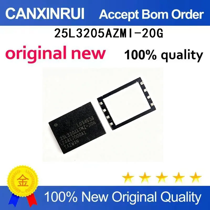 

(5-100 Pieces) New MX25L3205AZMI-20G 25L3205AZMI-20G 25L3205AZMI QFN