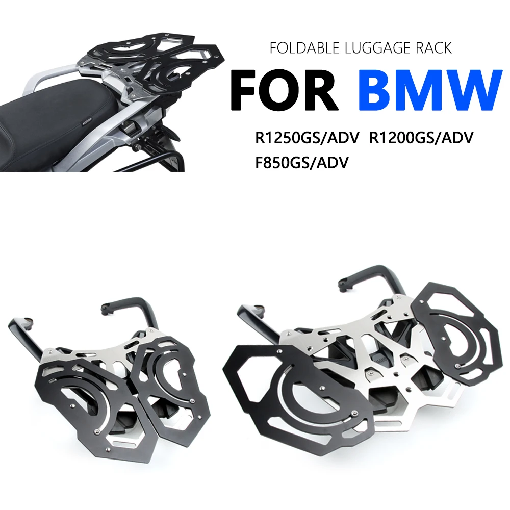 

For BMW R1250GS R1200GS Adventure Motorcycle collapsible Rear Seat Luggage Rack Tail Box Top Case Bracket GS R1250 R1200 LC ADV