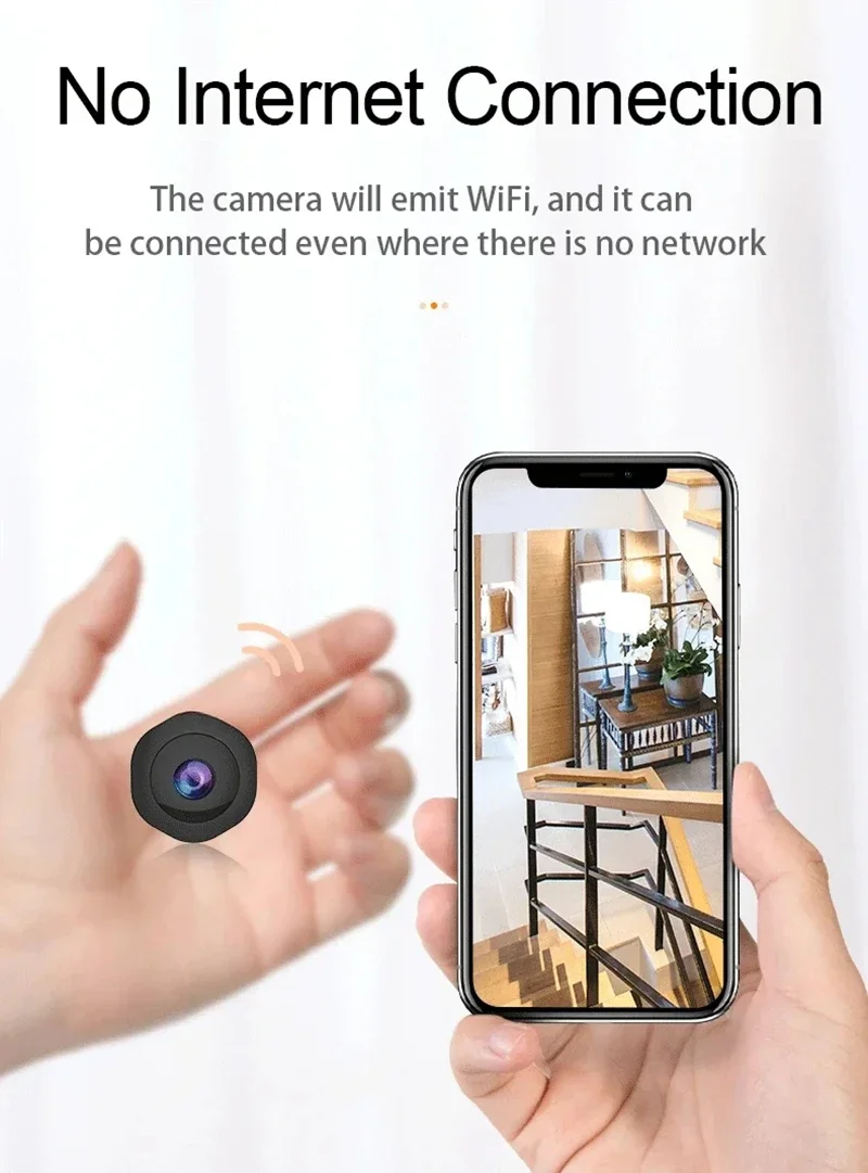 

H6 Беспроводная Wi-Fi камера Инфракрасное ночное видение Мобильная сеть 2K Безопасность Высокое разрешение Дистанционный мониторинг 2026 НОВИНКА