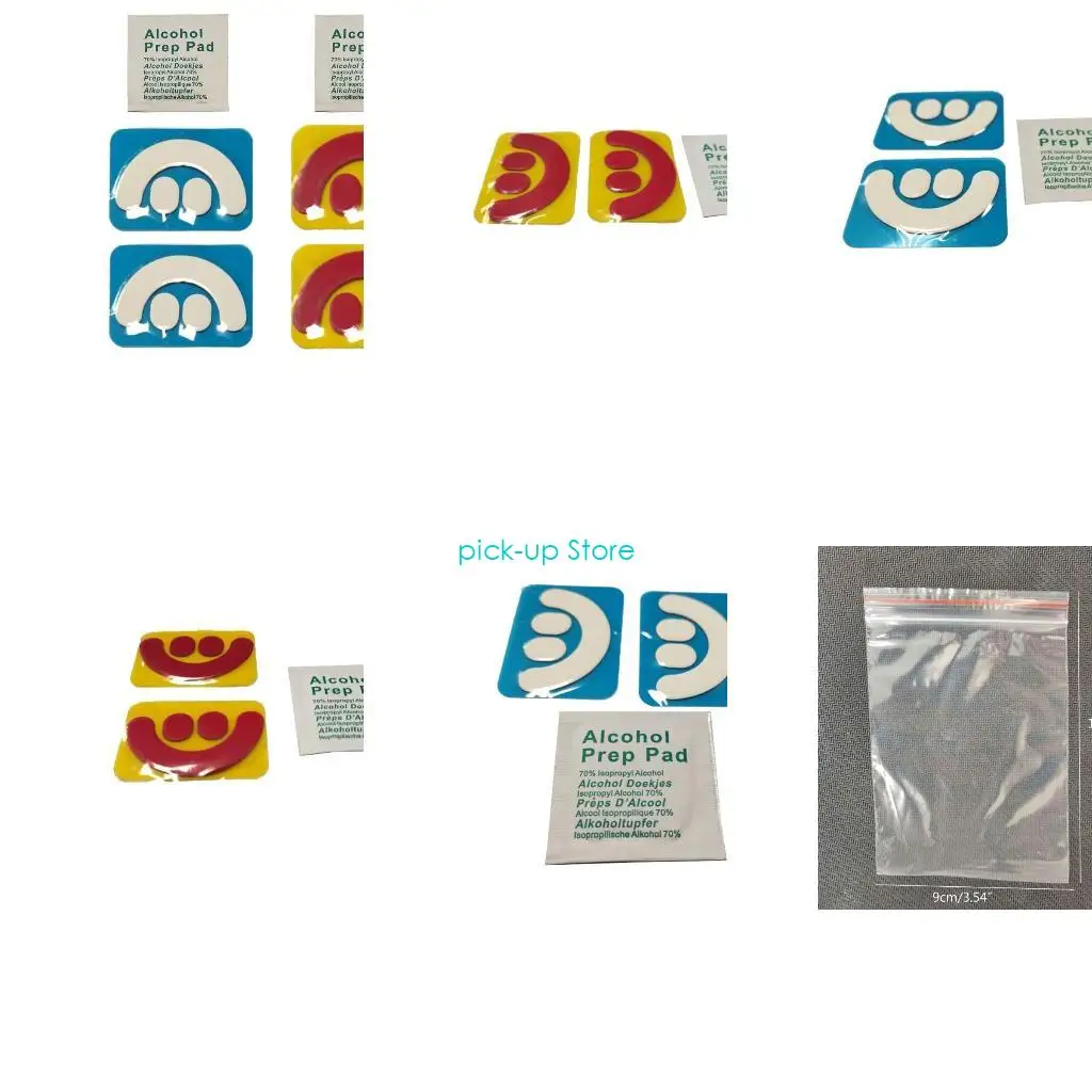 

Q5WA Mouse Skates Pads 2Pack Rounded Curved Edges Mouse Feet Replacement for 3 Mouse