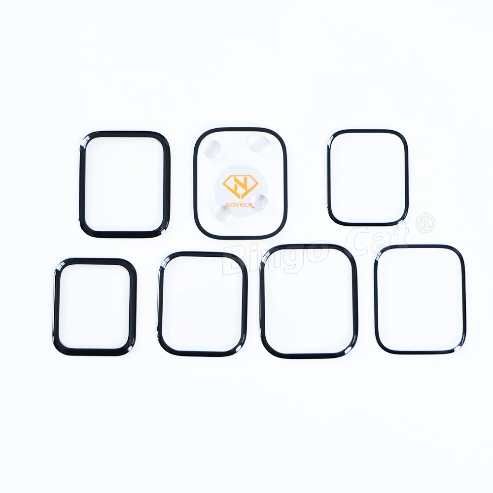Novecel 5 szt. Szkło dotykowe LCD do Apple Watch Series 9 8 7 6 S10 S11 S5 S6 45mm 42mm 44mm + OCA, zamiennik — zdjęcie 3