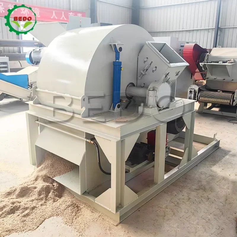 Wood Scrap Chip Crusher Waste Recycling Wood Chipper Shaving Cutting Wood Crushers Shredder Grinder