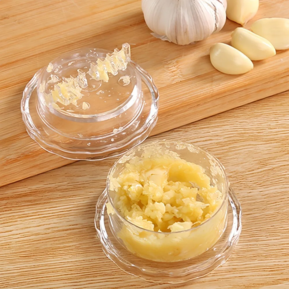 Caja de torsión de ajo multifuncional para el hogar, herramienta Manual de plástico, molinillo de ajo para jengibre, Chile, utensilios de cocina, 2 uds.