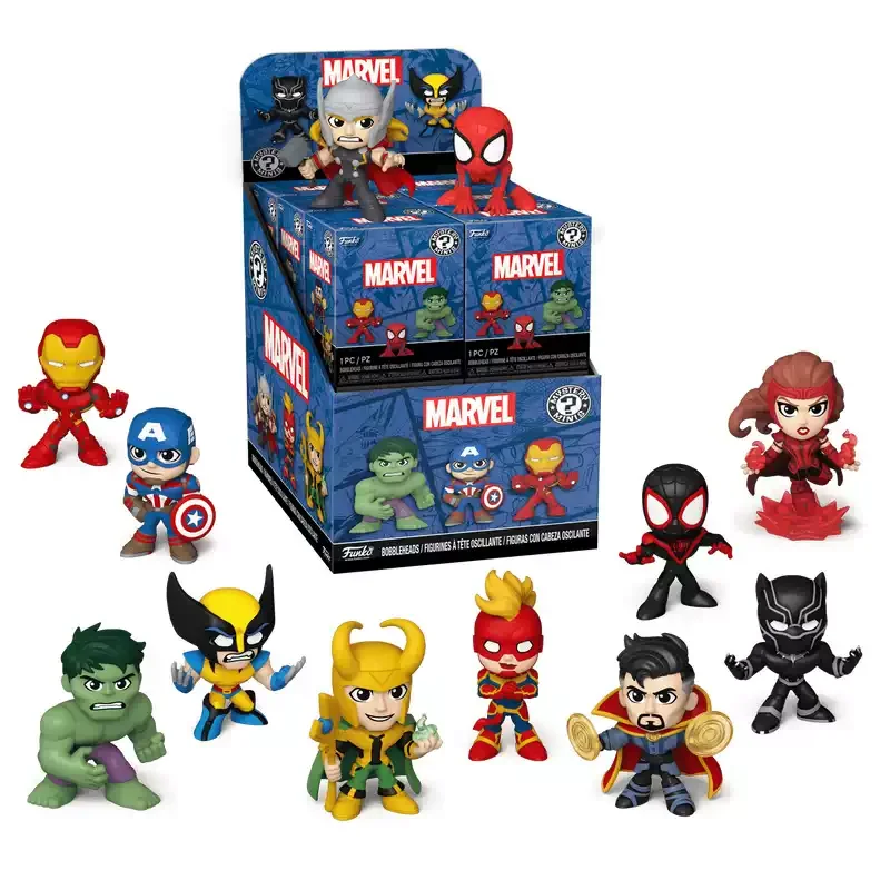 Funko Pop Comics & Super-héros Marvel nouveaux classiques mystère Minis Q Version boîte aveugle jouets pour garçons cadeau ornements à collectionner