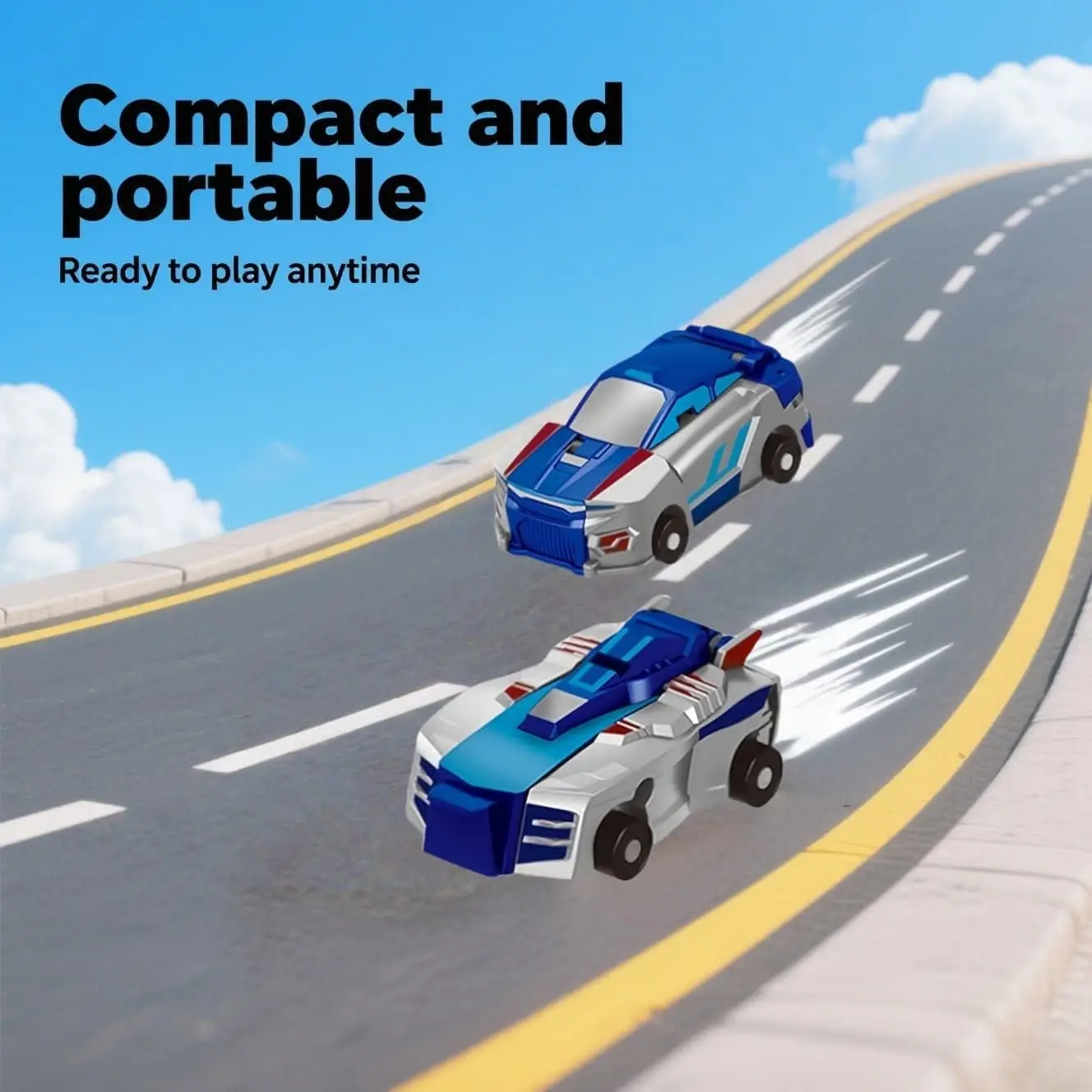 Ensemble de jouets de dinosaure et de voiture transformant – Véhicule robot à réaction Crash, ensemble de jouets interactifs pour enfants