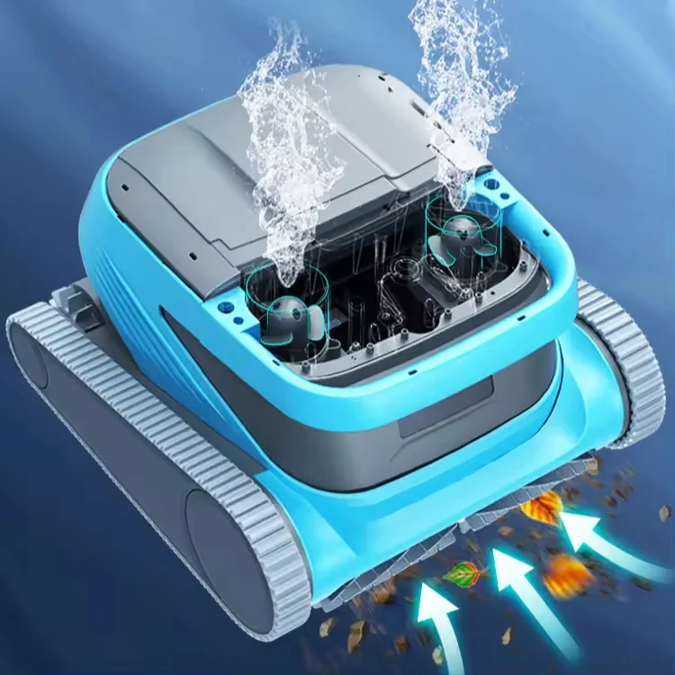 2023 Year New Model Swimming Pool Cleaning Robot Robotic Automatic Dirt   with CE Made in Shanghai