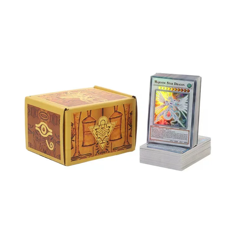 Cartas Yugioh versión en inglés, tarjetas Flash comerciales, Colección Booster, Anime Yu Gi Oh, mapa, juego de cartas, juguete de mesa para niños, regalo, nuevo