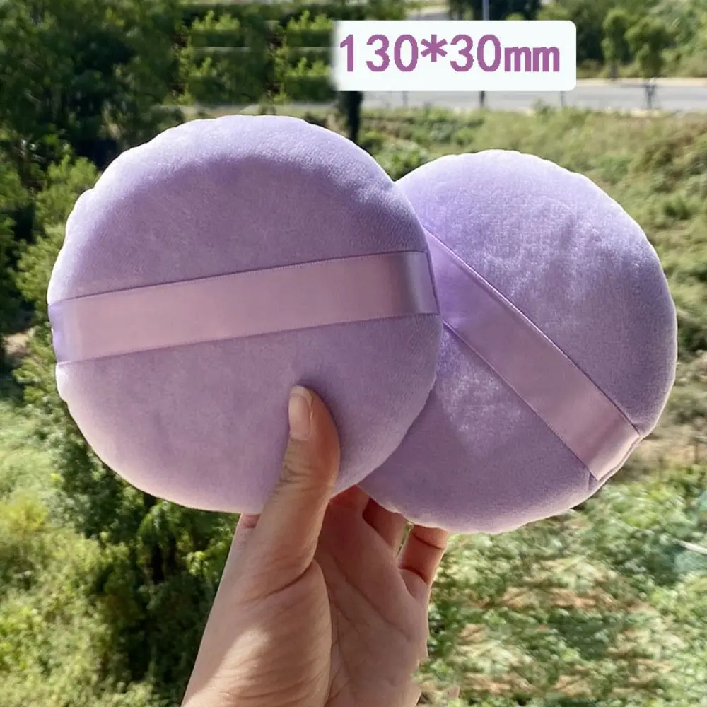 Alta qualidade super macio puff de maquiagem de grandes dimensões 130mm esponja de beleza normal grande maquiagem cosmética puff