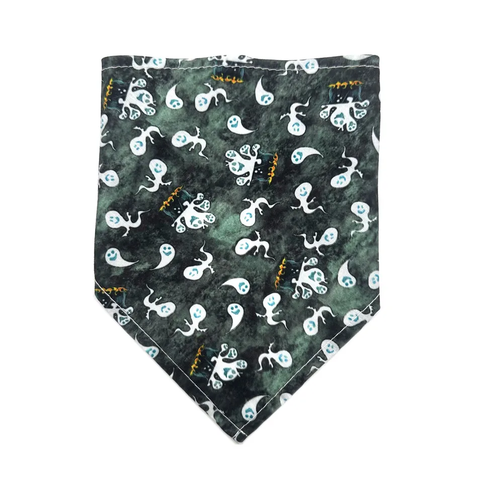 50/100 stücke Haustier Hund Bandana Halloween-Stil Kürbis Fledermaus Haustier Hunde Bandanas Schal Lätzchen Hund Party Pflege Zubehör für kleine Hunde – Detail 8