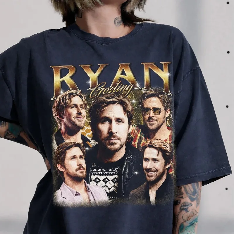 Science Fiction Inspired T-shirt, Vintage Hollywood Actor T-shirt Suitable for All Seasons, Unisex Casual T-shirt