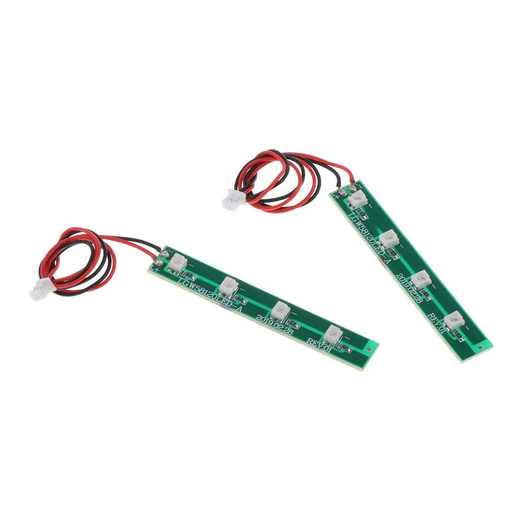 RC Led Light Bars Board Metal Wiring Kit Spare Parts for XK X450 Model Airplane Drones