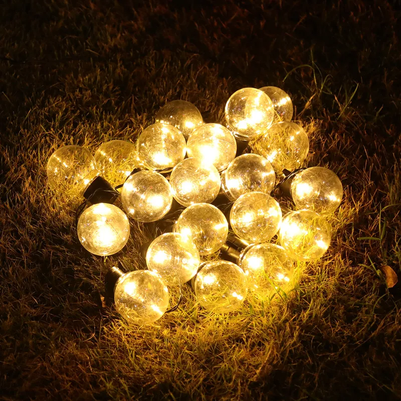 Fairy Lights Solar Bulb Solar Led Light Outdoor Street Garland Garden Decor Led Lights Pop Year Christmas Decoration Solar Lamp