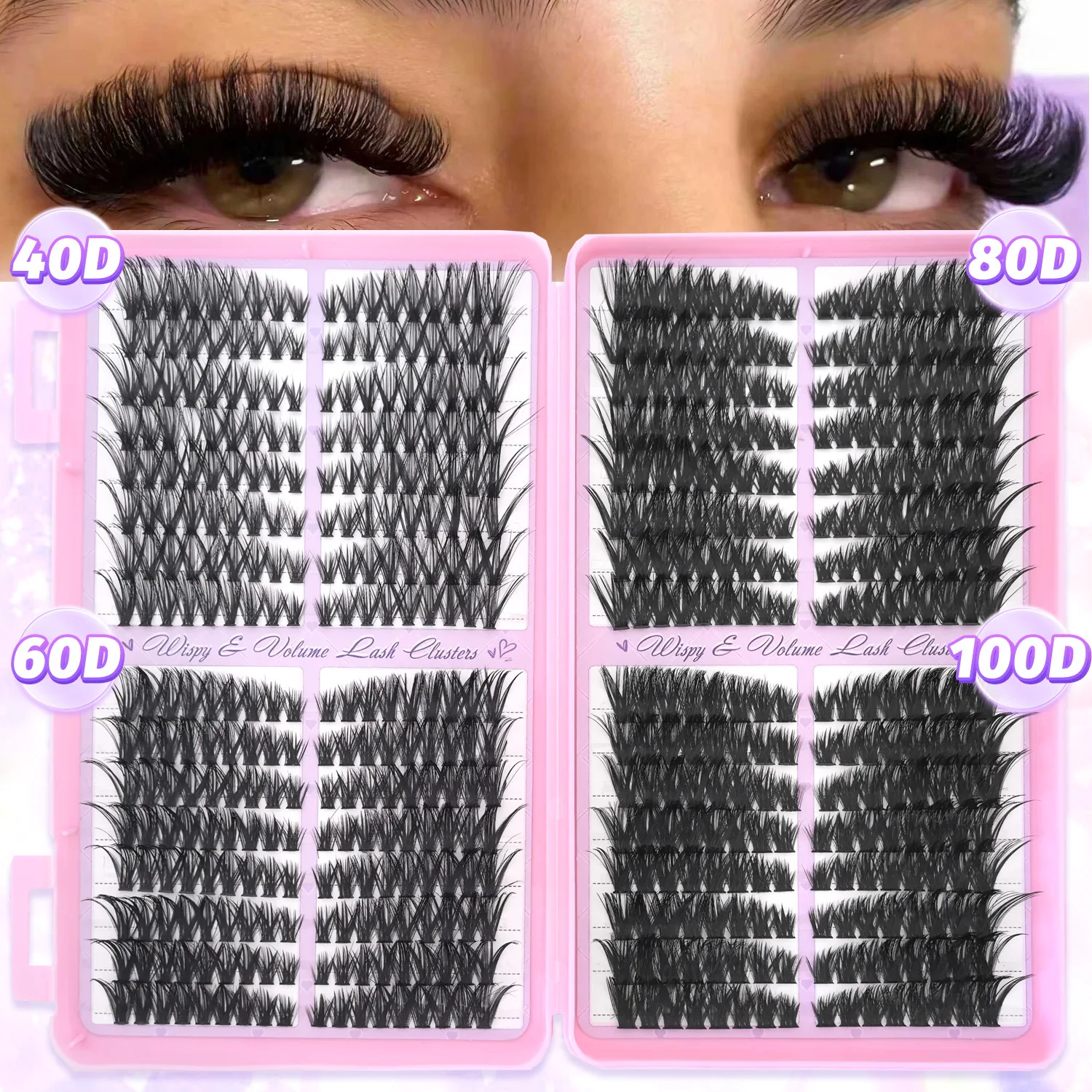 Eyelash Extension Or Extensions - DIY False Eyelashes individual Cluster 10-18mm