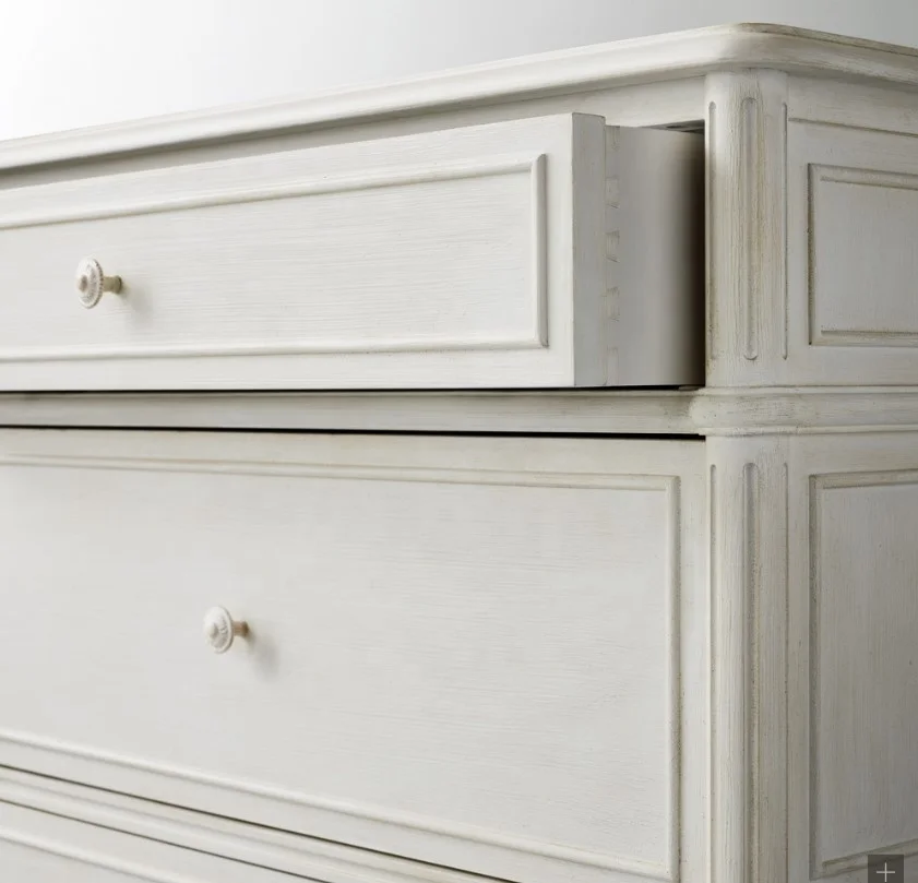 أثاث غرفة المعيشة الحديثة الأمريكية الخشب الصلب الفرنسية المعاصرة واسعة خزانة وسقف #3