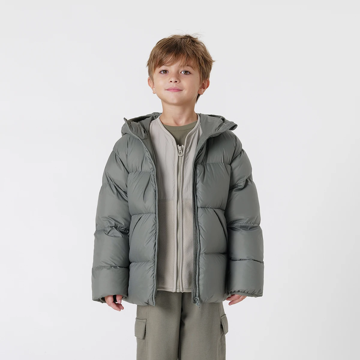 

MARC&JANIE Outdoor Style Boys Ultra-lightweight Thickened Warm Down Jacket for Winter 231512