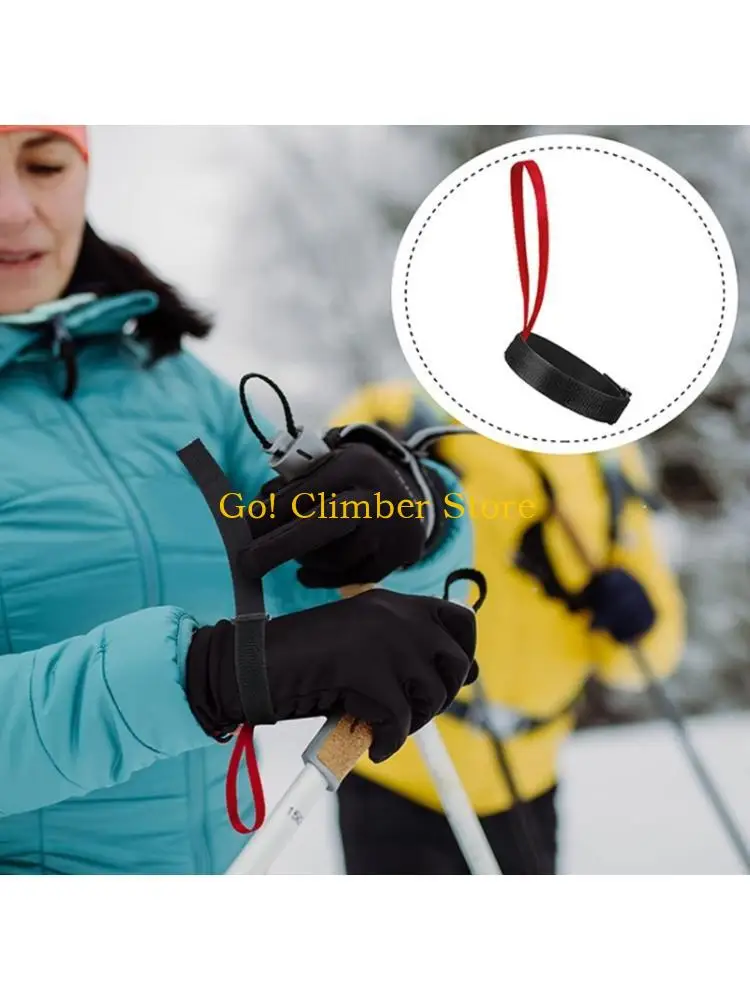 

Q84C Регулируемая потеря предотвращает эластичную ленту фиксаторов зимних перчаток для холодной погоды