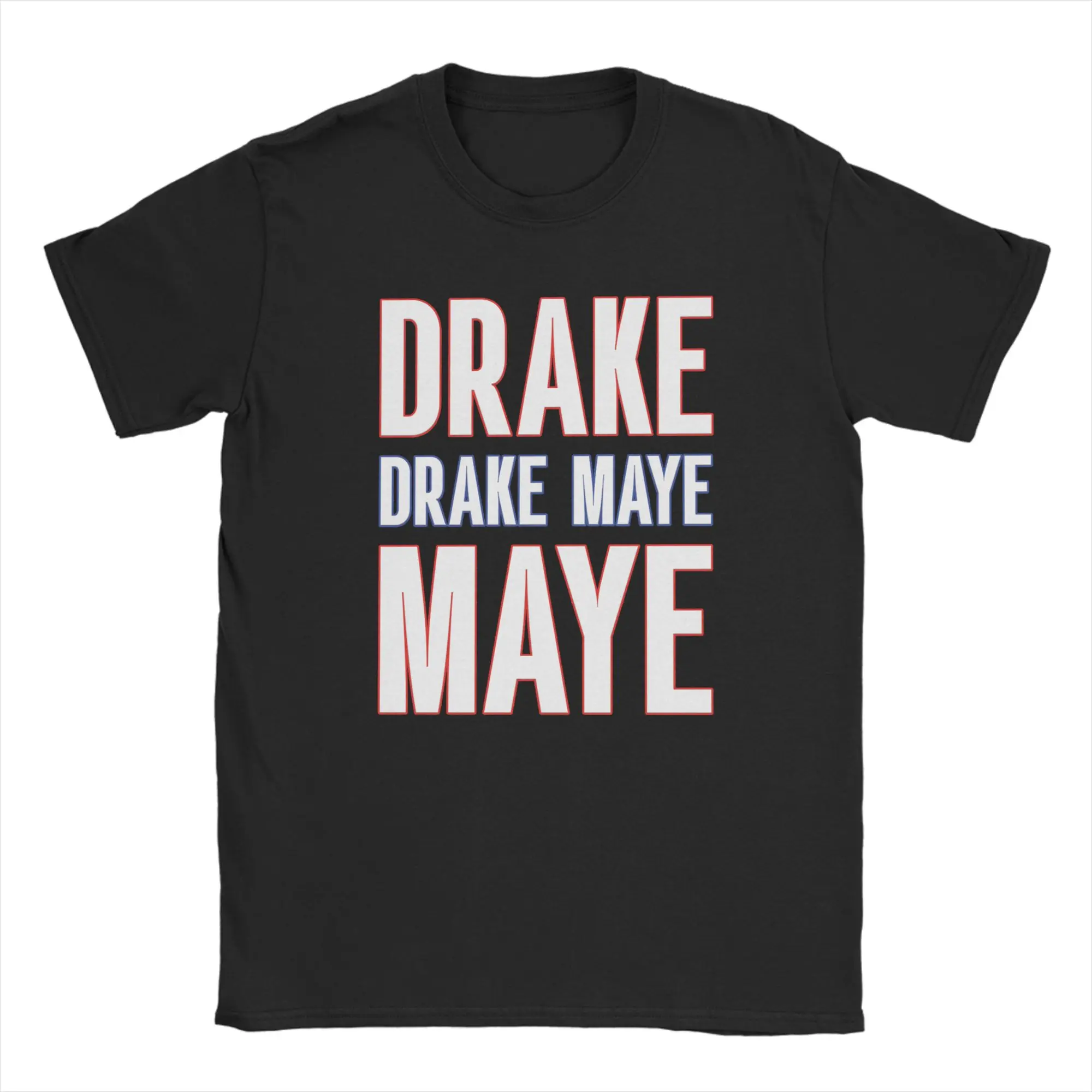 

Drake Drek Drake Drek Maye Maye 100% Cotton T-Shirt For Men Summer Funny T Shirts O-Neck Harajuku Tees Oversize Design Clothes