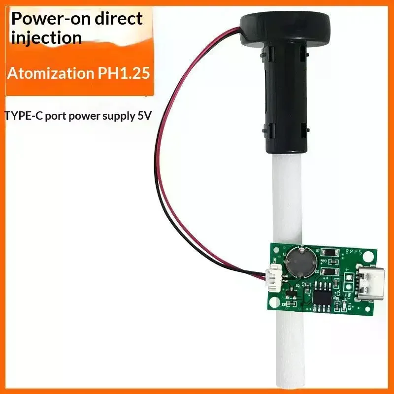 3Pcs Ultrasonic Humidifier Driver Board With Type C Port Atomizing Disc Single Spray Design For DIY Mist Maker Projects