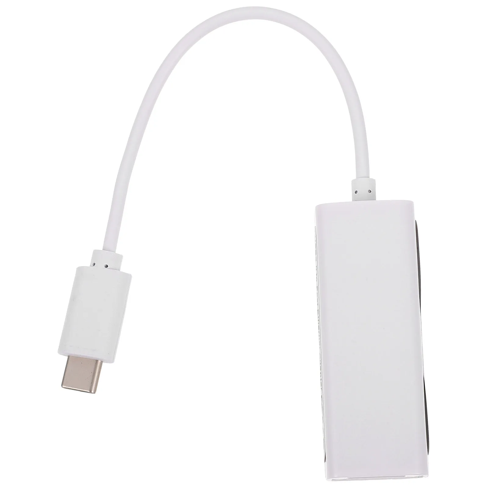 1Pcs USB-C Ethernet Adapter Cable Converter Support 10 100Mbps Auto Detection Compatible for Laptop Business