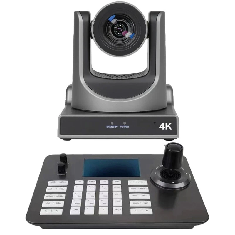 4K PTZ NDI HX POE 30X 20X Camera SDI high definition MI LAN USB vMix OBS IP Joystick high-resolution video conference camera