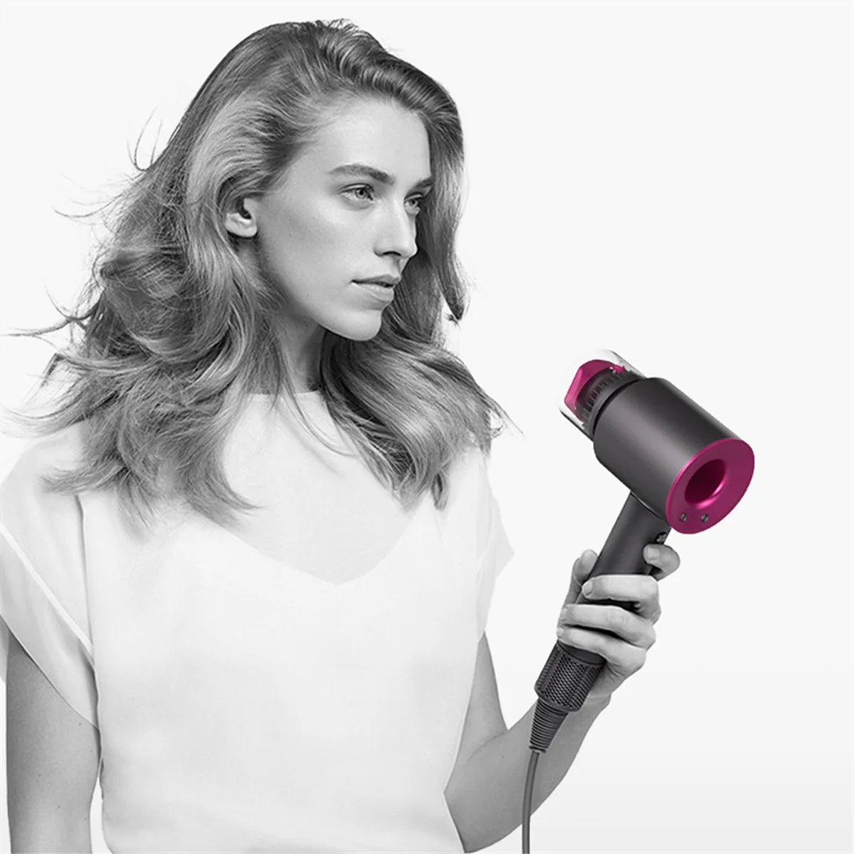 Ideale per Dyson Supersonic HD01 HD02 HD03 HD08 HD15 Asciugacapelli Ugello oscillante Ugello per capelli Strumento per lo styling Diffusore Attacco