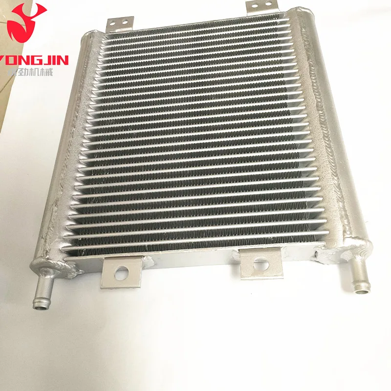Aluminum Radiator for Excavator   Oil  Cooler   Kubota35