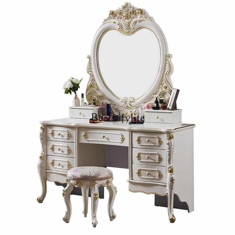 

Modern Box Drawers Dresser Eithe Bedroom Girl Large Luxury White Dressing Table Makeup Living Room Comoda Pra Quarto Furniture