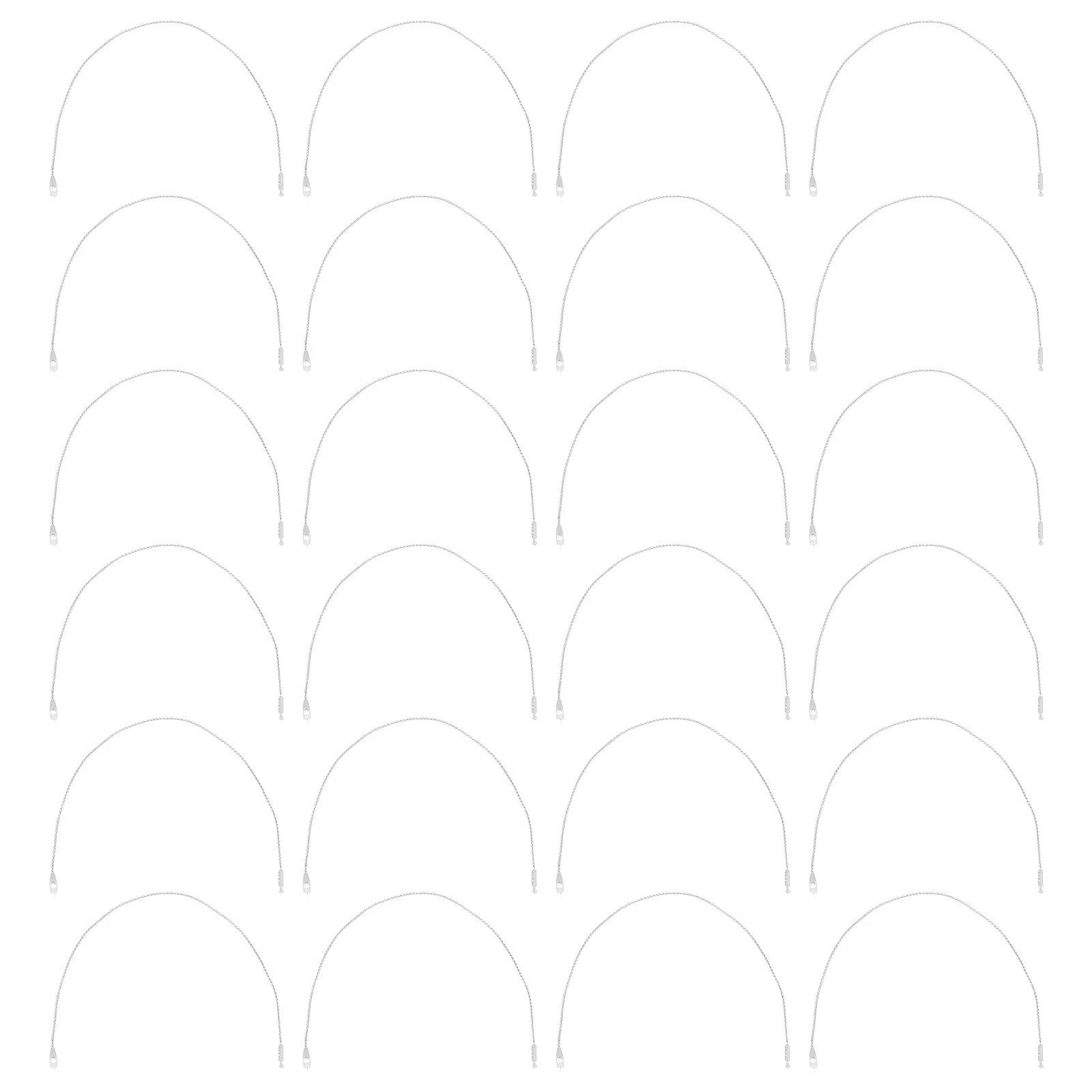 

200pcs Christmas Ornament Hangers Precut Ribbon Snap Lock Tags for Tree Decorations Polyester Fastening Ropes