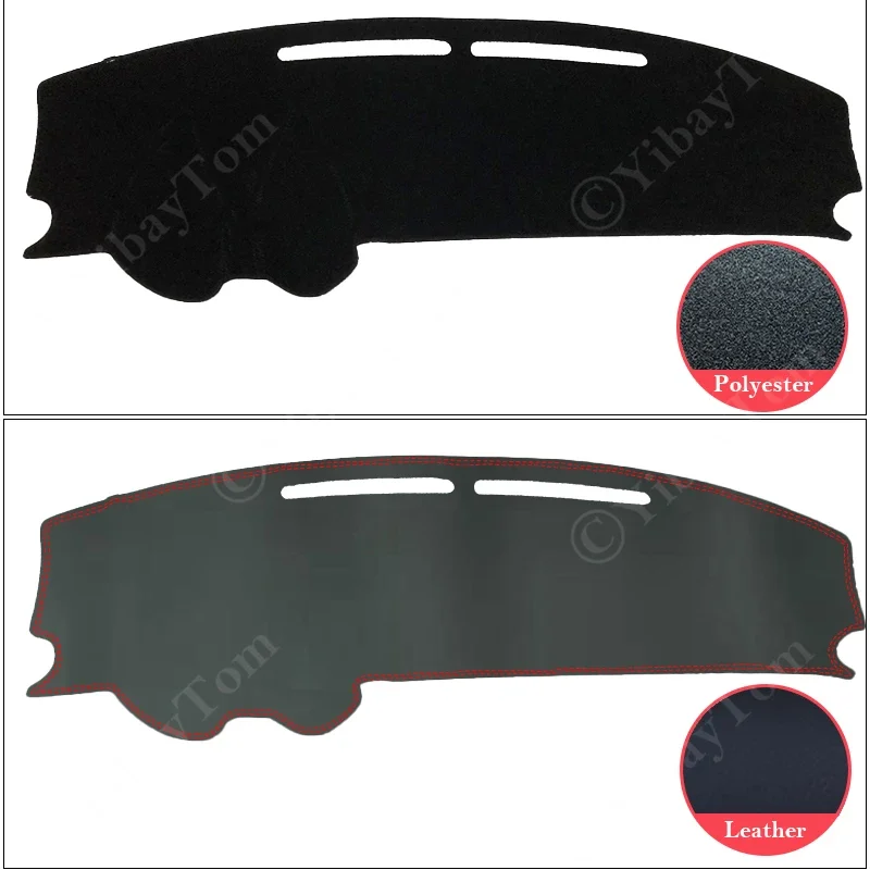 For Mitsubishi Outlander 2007 ~ 2012 2nd Gen Anti-Slip Leather Mat Dashboard Cover Carpet Sunshade Dashmat Accessories 2010 2011