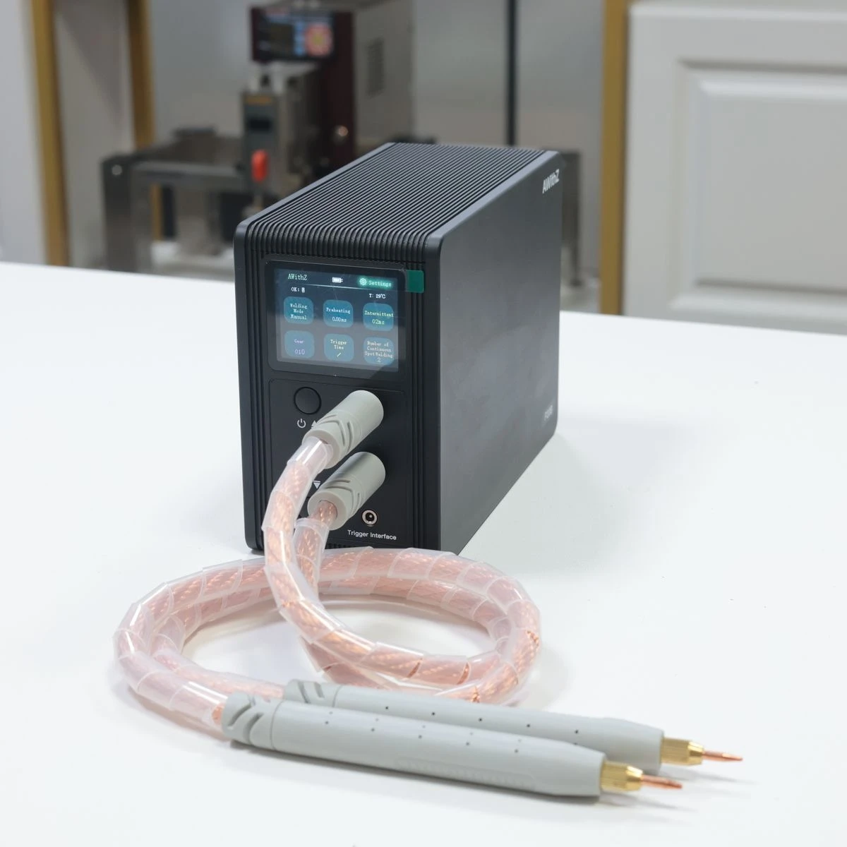 P20B 14,6 kW 1625A 18650 Lithium-Batterie-Punktschweißgerät, tragbares Punktschweißgerät mit Kondensator (EU-Stecker)