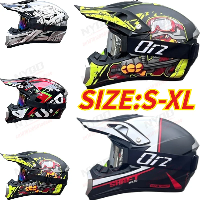 

Men Motocross Helmet, Professional Off Road ATV Cross Helmet, MTB DH Racing Dirt Bike Motorcycle Helmet Casco Capacete