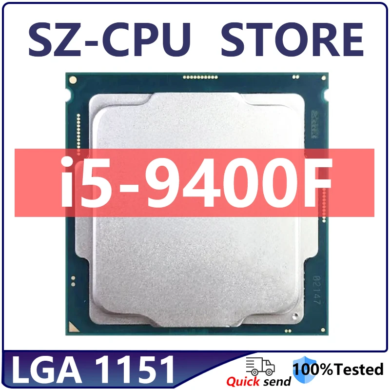 Core i5-9400F i5 9400F 2.9 GHz Six-Core Six-Thread CPU 65W 9M Processor LGA 1151